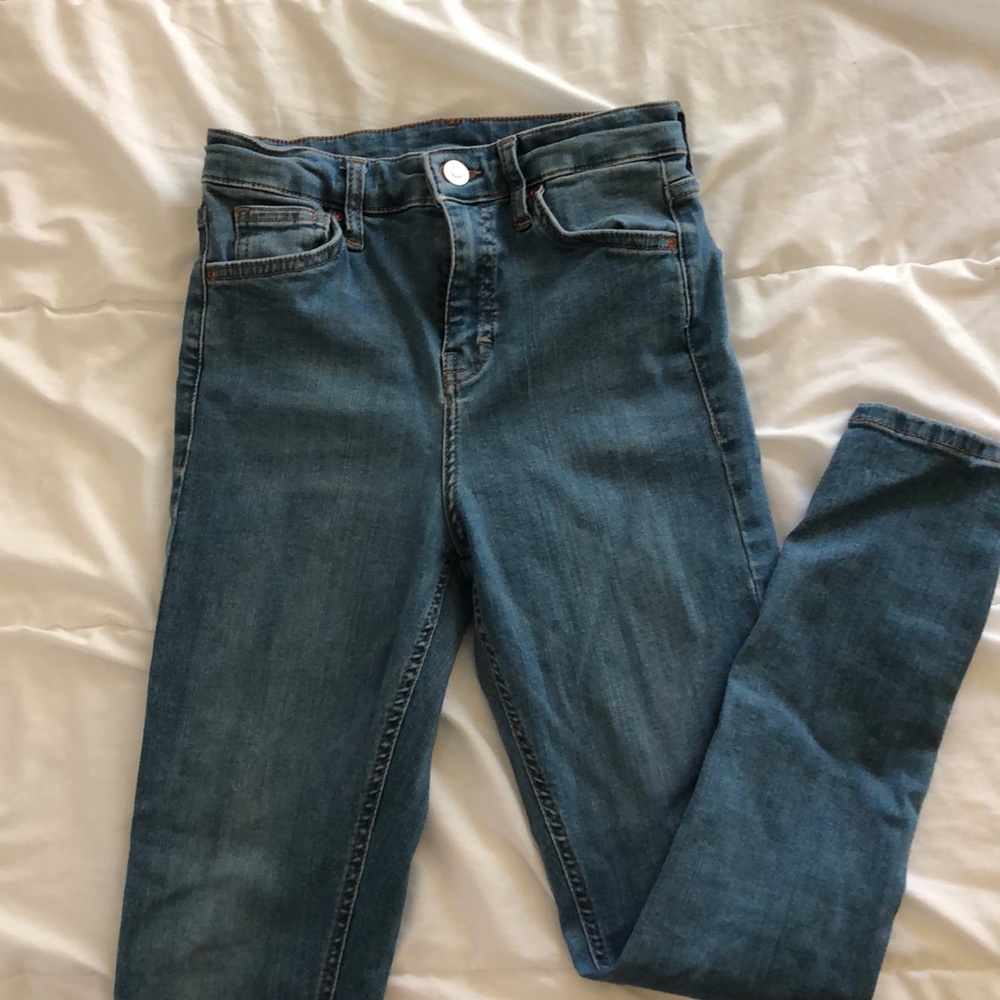 TOPSHOP JAMIE JEANS LIGHTWASH
